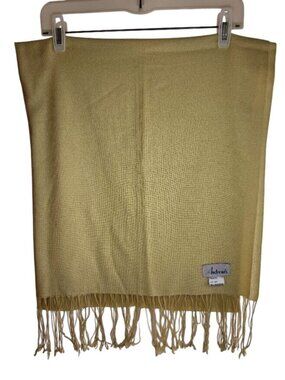 Andrews Scarf Silk Cashmere Blend Classic Vintage Fringe Wrap Soft Elegant Soft